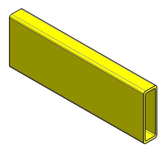 Profilé PRV carrés et rectangles